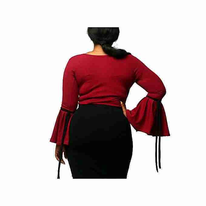 Virtue Clothier Amina Flute Sleeve Top